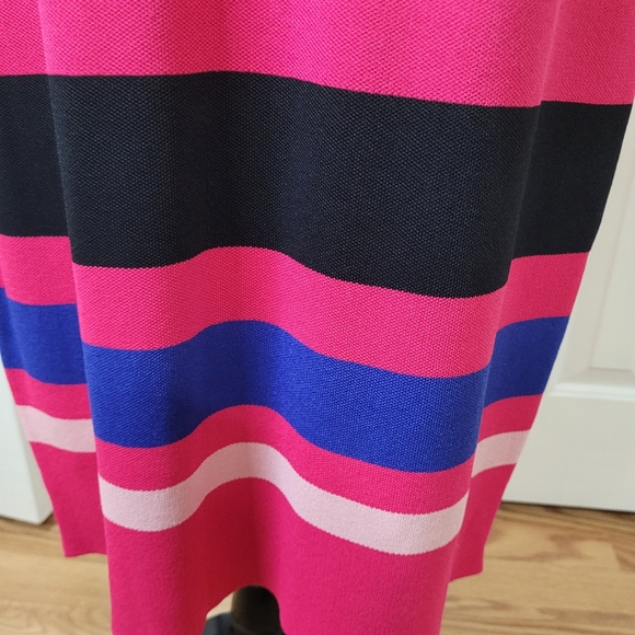 New York and Company Woman's Cap Sweater Dress Pink, Black, Blue Size Large - Picture 9 of 13
